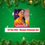 Christmas Celebrations- 2018 @ Moousapet, Balanagar, Hyd.