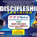 42nd Batch Discipleship Training @ Purnia, Bihar.